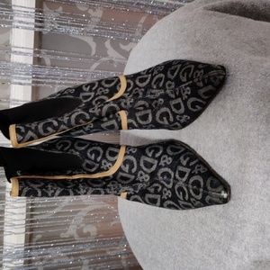 Dolce&Gabbana size 8(39) thin gold stellito 4inch heel
